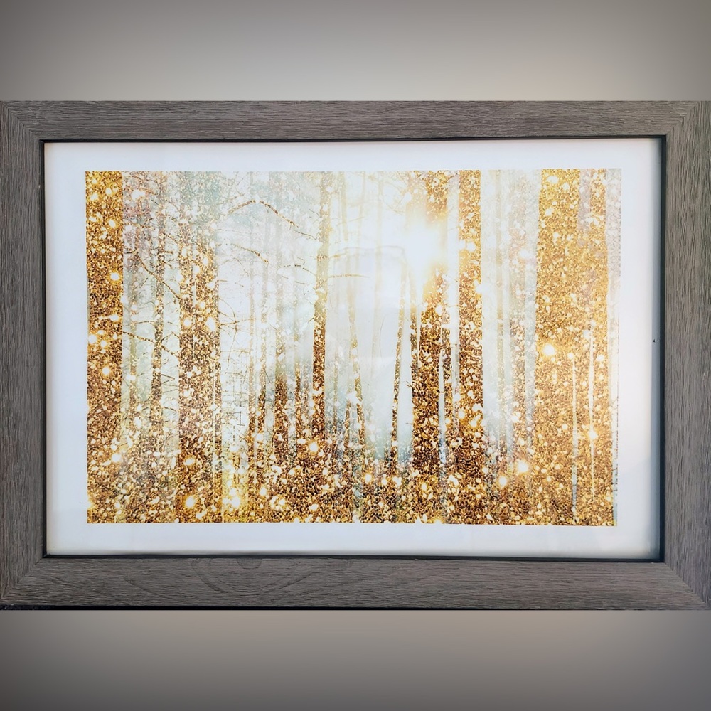 Oliver Gal ‘Magical Forest Dream’ hand-framed wall art